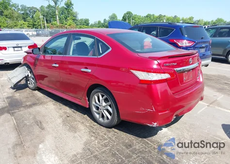 2013 Nissan Sentra Sr из США, поврежденный, VIN 3N1AB7AP3DL744383